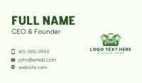 Grass Lawn Mower Business Card Preview