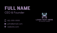 Digital Gamer Letter X Business Card Design