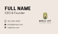 Gold Tree House Business Card Design