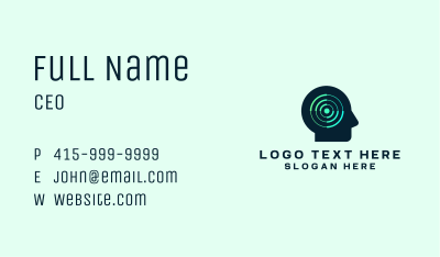 Artificial Intelligence Tech Business Card Image Preview