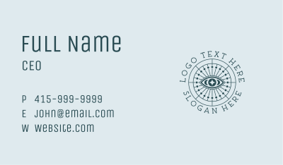 Mystic Fortune Eye Business Card Image Preview