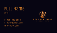Mic Podcast Recording Business Card Image Preview