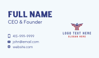 Eagle USA Airline Business Card Image Preview
