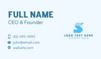 Technology Software Letter S Business Card Image Preview