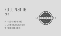 Woodwork Workshop Saw Business Card Image Preview