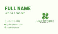 Organic Florist Garden Business Card Preview