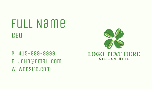 Organic Florist Garden Business Card Design Image Preview