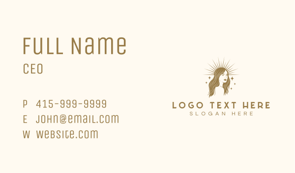 Beauty Female Boutique Business Card Design Image Preview