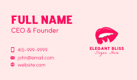 Sexy Lips Cosmetic Salon Business Card Image Preview