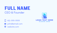 Cleaning Hand Broom Business Card Design