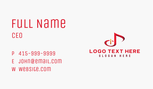 Music Radio Stream Business Card Design Image Preview