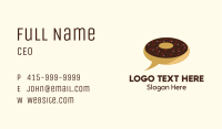 Donut Delivery Chat Business Card Image Preview