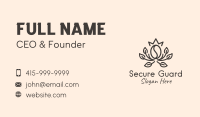 Brewed Coffee Outline Business Card Image Preview