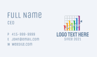 Colorful Business Graph Business Card Image Preview