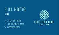 Snowflake Pattern Texture  Business Card Image Preview