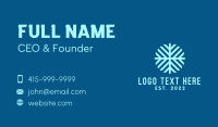 Snowflake Pattern Texture  Business Card Image Preview