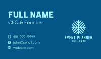 Snowflake Pattern Texture  Business Card Image Preview