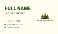 Forest Outdoor Tree Business Card Image Preview