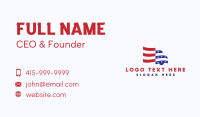 American Truck Transportation Business Card Image Preview