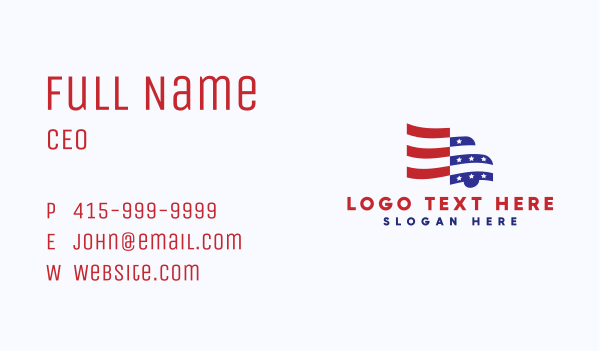 American Truck Transportation Business Card Design Image Preview