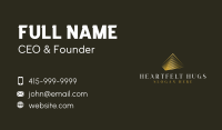 Premium Pyramid Structure Business Card Image Preview