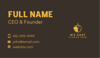 Gold T-shirt Apparel Business Card Image Preview
