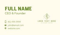 Flower Hand Wellness Business Card Image Preview