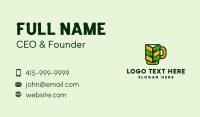 Organic Beer Mug  Business Card Preview