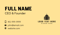 Black Construction Building  Business Card Image Preview