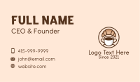 Croissant Coffee Cup Business Card Image Preview