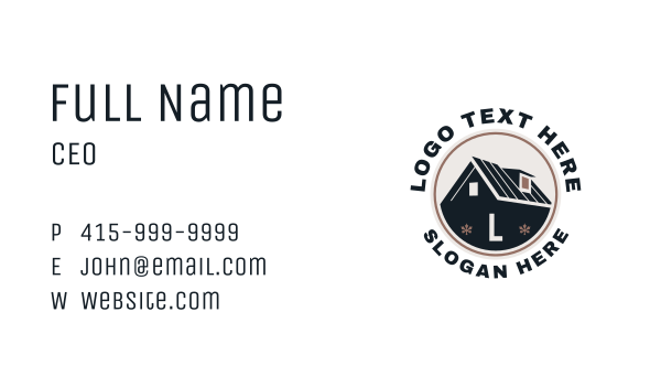 House Roof Repair Service  Business Card Design Image Preview