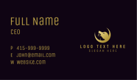 Howling Wolf Animal Moon Business Card Image Preview