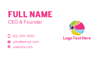 Colorful Ball Camera Business Card Image Preview
