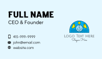 Anchor Ocean Wave Business Card Image Preview
