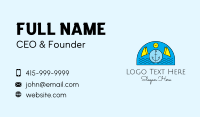 Anchor Ocean Wave Business Card Design