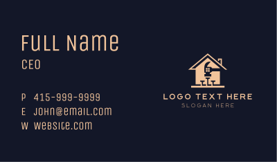 House Hammer Construction Business Card Image Preview