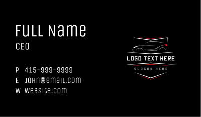 Crossover Car Dealership Business Card Image Preview
