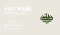 Chess Piece Banner Business Card Design