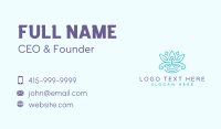Yoga Zen Lotus Business Card Image Preview