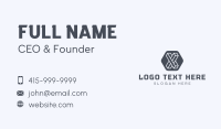 Geometric Letter X Business Card Image Preview