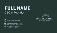 Relaxing Lotus Massage Business Card Image Preview