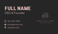 Crystal Jewelry Hand Business Card Design