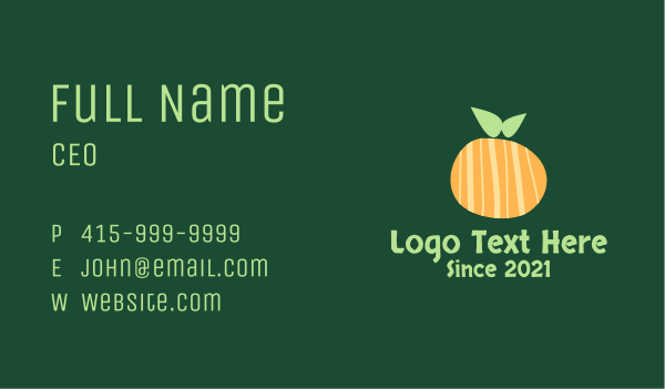 Summer Fresh Fruit Business Card Design Image Preview