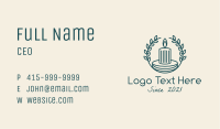Organic Scented Candle  Business Card Image Preview