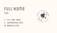 Botanical Woman Butterfly Business Card Image Preview