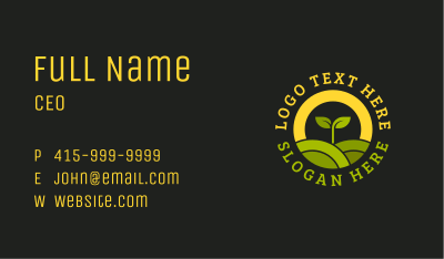 Leaf Sprout Farm Business Card