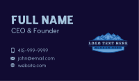 Iceberg Mountain Range Business Card Image Preview