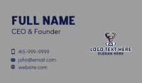 Soccer Bull Star Business Card Preview