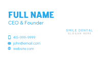 Modern Lined Font Text Business Card Image Preview