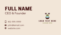 Tropical Organic Coconut  Business Card Image Preview